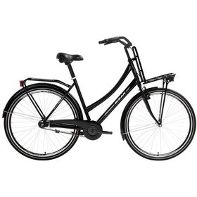 Resim Bisan Fluante C Şehir Bisikleti 52 Cm Kontra Fren 700c 1 Vites Siyah Silver Siyah 