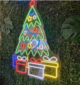 Resim ARYA LİNA DESİGN Yılbaşı Ağacı Neon Led 