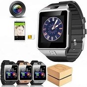Resim EMEBAY Bluetooth akıllı saat, kameralı, diğer Android akıllı telefonlar için dz09, (etkin olmayan oyma sayacı) siyah/gümüş 