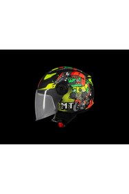 Resim MT Helmets KASK MT ÇOCUK LITE DİNO A1 MAT SİYAH 