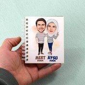 Resim Seninle Her An Birlikteyiz Karikatürlü Defter 
