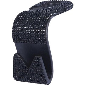 Resim Homyl Evrensel Araba Kafalık Kanca Şemsiye Asılı Çanta Siyah 10.5cmx3.5cm 