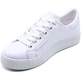 Resim TAYHAN Beyaz - Kadın Düz Renk Sneaker Spor Casuel Günlük Ayakkabı 