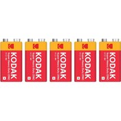 Resim Kodak 1X5 5 Adet Shrink Ambalaj Çinko Karbon 9 Volt Pil 