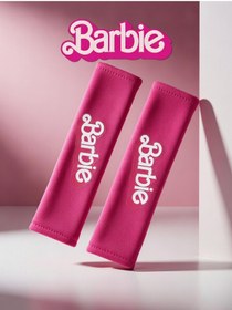 Resim sahmeran oto aksesuar 2'li Oto Koltuğu Emniyet Kemeri Pedi Araç Seyahat Kemer pedi ikonik pembe barbie 