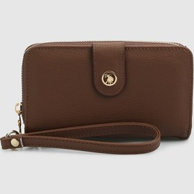 Resim Kahve Kadın Cüzdan 