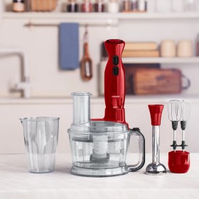Resim Karaca Pro Multimax 6 In 1 Çok Amaçlı Mutfak Robotu Red 