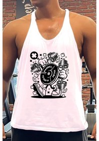 Resim Monstra Gym Fitness Tank Top Sporcu Atleti 