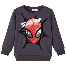 Resim Name It Spiderman Antrasit Erkek Çocuk Sweatshirt 13221195 001 Antrasit 