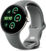 Resim Google Pixel Watch 3 (41 mm) - Kalp atış hızı takibine sahip Android akıllı saat, Fitbit'ten gelişmiş çalışma, fitness bilgileri, 24 saat pil - Şampanya Altın Alüminyum Kasa - Hazel band - LTE 