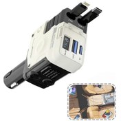 Resim Challenger San.como 66w 4ü 1 Arada Geri Çekilebilir Araba Şarj Cihazı Usb C Pd Hızlı Şarj 180 Dönebilen Meka Stili 