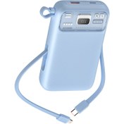 Resim Nettech NT-PW34 20W + 15W PD 15W 10000 MAh Taşınabilir Powerbank (Mavi) 