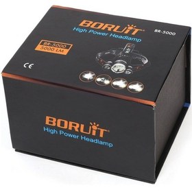 Resim Büro Ev Ofis İş Güvenliği İçin 5000lm Lamba 3xcree Xm-t6 2r5 Led Işık Kafa Feneri Gri 