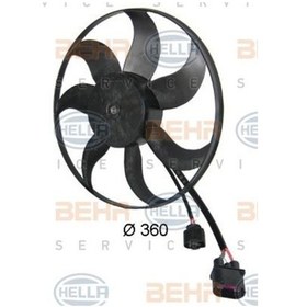 Resim KNECHT CFF138000S Fan Motoru Golf V.VI-Jetta-Passat-Polo-Caddy-A3 