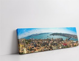 Resim Panoramik İstanbul Kanvas Tablo 