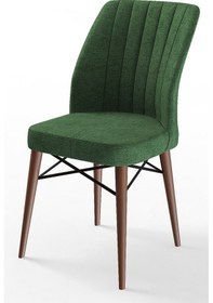 Resim Canisa Concept Arp Serisi 70x110 Sabit Mutfak Masası Takımı Barok Desen Masa 4 Haki Yeşil Sandalye Masa Barok/ Sandalyeler Haki Yeşili 