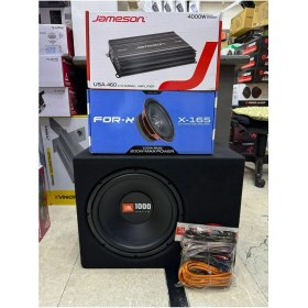 Resim Set Takımı 30CM Bass 16CM Midrange 4 Kanallı Anfi Kablo Seti 