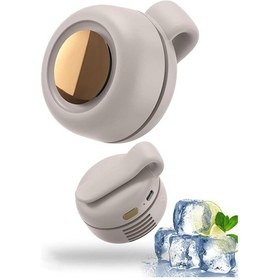 Resim Mini Taşınabilir Elektrikli Vantilatör, Sessiz Ve Kanatsız, C Beyaz 1,- 