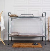 Resim Sones Öğrenci Yurdu Tek Kişilik Yatak Fermuarlı Kare Üst Şifrelemeli Tam Alt Cibinlik, Ölçü:no. 1 120x190x95 Cm 