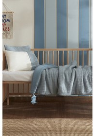 Resim Karaca Home Bebek Harper %100 Pamuk Comfort Set Mavi 