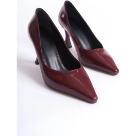 Resim Cordelia Kadın Bordo Rugan Stiletto 