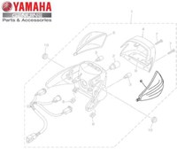 Resim -Yamaha Nouvo Sinyal Camı Arka Sağ 