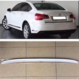 Resim Citroen C5 Bagaj Üstü Spoiler Bagaj Çıtası Parlak Beyaz 