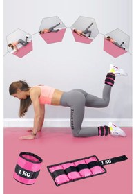 Resim 1 Kg Fuşya Deluxe Comfort El Ayak Ağırlığı Fuşya 