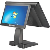 Resim POSA AVO Çift Ekran Dokunmatik Pos Bilgisayar İ5 8RAM 120SSD WİFİ+HOPORLOR 15.6+11.6inch Restoran Pos Pc 