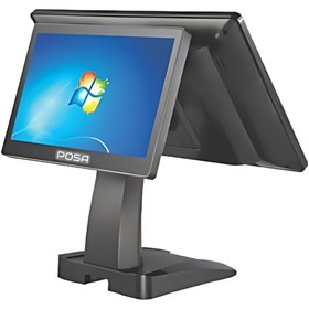 Resim POSA AVO Çift Ekran Dokunmatik Pos Bilgisayar İ5 8RAM 120SSD WİFİ+HOPORLOR 15.6+11.6inch Restoran Pos Pc 