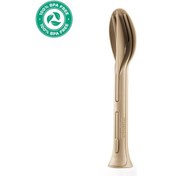 Resim Evolite Combo 3 İn 1 Çatal Kaşık Set Bej 