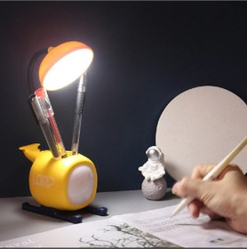 Resim hediyeconcepti Led Masa Lambası Karikatür Usb Uçak Göz Koruması Için Çalışma Masa Işığı 