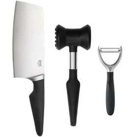 Resim 3'lü Mutfak Gereçleri Seti İkea Et Tokmağı Satır Sapan Soyacak 