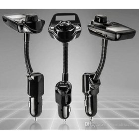 Resim JUNGLEE Car T10 Bluetooth Araç Kiti Fm Transmitter Usb Den Şarj Destekli 