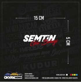 Resim OkyayWorks Semtin Göz Bebeği Sticker - Sarı 