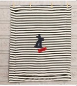 Resim 95061.09 Rabbit Elyaflı Battaniye-lacivert Çizgili Gri 