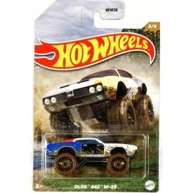 Resim Hot Wheels Olds 442 W-30 (Off Road Mudd Runners 3/5) (Uzun Kart) 