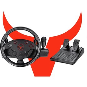 Resim VOOKA Profesyonel Yarış Direksiyon Seti 270° Hissiyatlı Pedallı Tak Çalıştır Multifonksiyon Racing Wheel 