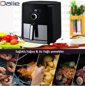 Resim Dalle XL 5.5 lt Yağsız Fritöz/Airfryer 1700 Watt 
