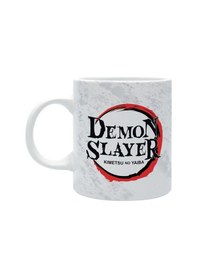 Resim Demon Slayer Baskılı Seramik Beyaz Kupa 