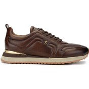 Resim Tamer Tanca Erkek Hakiki Deri Kahverengi Sneakers & Spor Ayakkabı 383 5960 Erk Ayk Sk24-25 Kahve Slvr Kahverengi 