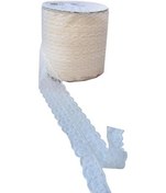 Resim Kurdela Dantelli Çift 2 Katlı 5 Cm (10 Metre) Krem N11.9846 