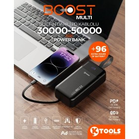 Resim Ktools BOOSTMULTI30000 Mah Powerbank 