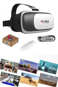 Resim VR BOX Sanal Gerçeklik Gözlüğü Ar-vr Küpü Eğlence Içerik Paketi 