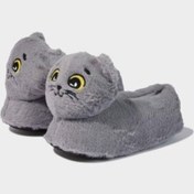 Resim DeFacto Kız Çocuk Düz Taban Panduf B0225A824WNGR130 Gri 