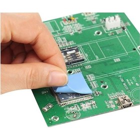Resim Wozlo 0 5mm 100x100mm Chipset Soğutucu Termal Pad Cep Telefonu Notebook Ps4 Ps5 Mavi 3 6w/m K 