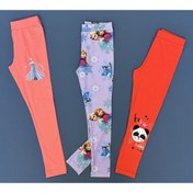 Resim Baby Ella's 3 - 8 Yaş Mevsimlik Pamuklu Üçlü Tayt Set 