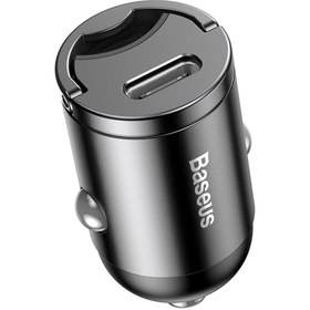 Resim Baseus Tiny Star Mini Araç Şarj 1C 30W Gri (VCHX-B0G) 
