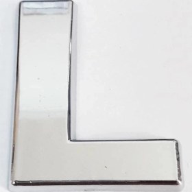 Resim Aylina Mey Ithalat® Cemax L Harfi 3,75 cm Krom Yapışkanlı 