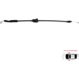 Resim ESC Otomotiv BDP69 VW Golf Bora Jetta MK4 İçin Ön Kapı İç Açma Teli 1J4837085F 